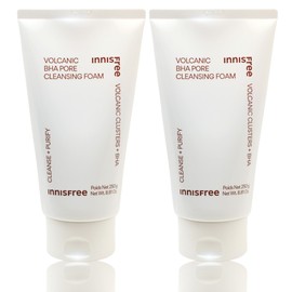 (2 pieces) Innisfree Volcanic Pore Baja Cleansing Foam 250g / (2개) 이니스프리 화산송이 모공 바하 클렌징 폼250g
