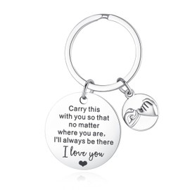 XIANNVXI I Love You Keyring I Love You Gifts for Her I Love You Gifts for Him Boyfriend Keyring Girlfriend Keyring I Love You Keychain Small Gifts for Women for Her