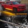 XRIDONSEN 2PCS 70 inch Emergency Truck Amber Strobe Lights Strip