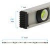 CHANNELLOCK 72-Inch, Professional-Grade Aluminum I-Beam Level with 3 Vials, 5100-0072