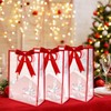 Sel Natural 12 Pcs Clear Gift Bags with Handles 7.1"x10.2"x3.2"
