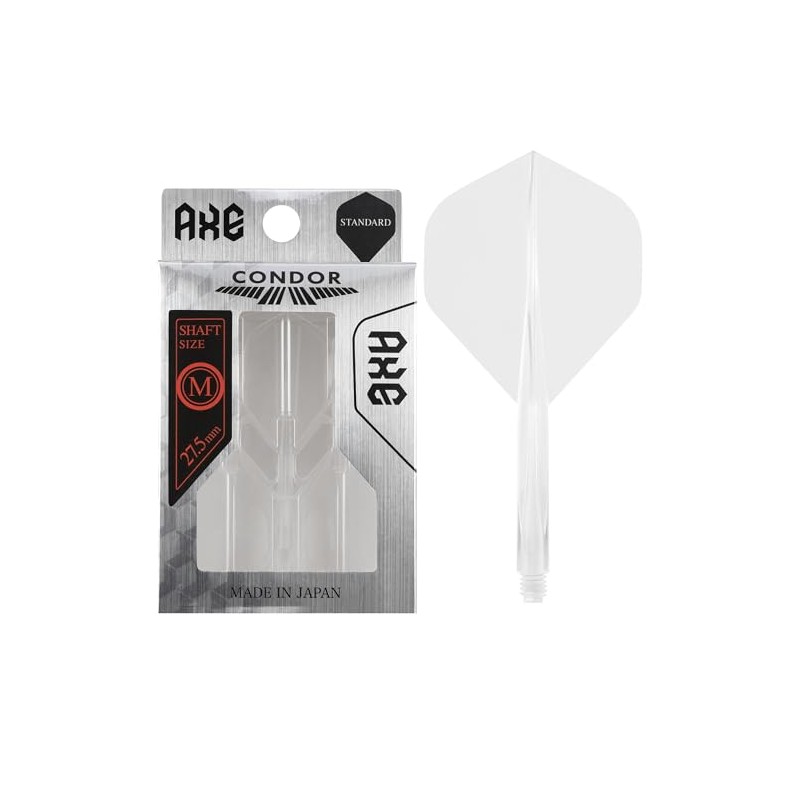 Condor Axe STD XL Clear Condor Axe Dart Flight
