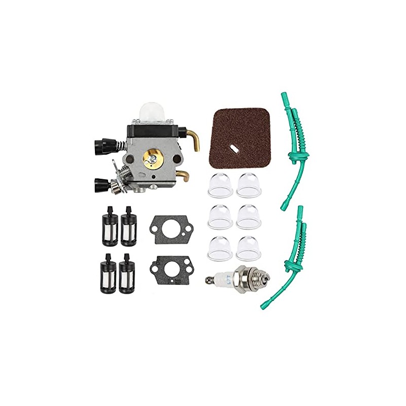 C1Q-S97 Carburetor with Air Filter Fuel Line Kit Fit for