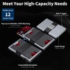 SEMORID Slim Aluminum Card Holder Wallet for Men, Durable Expandable