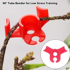 Plant Training Clips 90 Degrees Stem Trainer Clips, 40 Pieces Plants Bud Bender,Low-Stress Plants Training Clip,90° Planting Stem Bender Low Stress Planting Branch Trainer Clips for Flower, Red