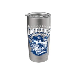 2024 Champs – LA Team 5 Players – Los Angeles Baseball Stainless Steel Insulated Tumbler