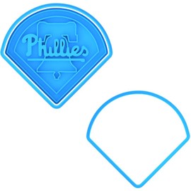 Philadelphia Diamond Phillies Cookie Cutter & Stamp