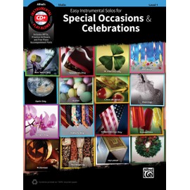 Easy Instrumental Solos For Special Occasions & Celebrations for Strings: Violin, Book & CD (Easy Instrumental Solos Series)