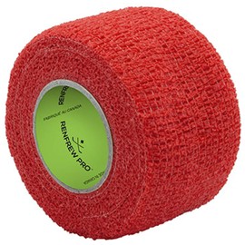 Renfrew Stretchrap Grip Tape Scapa Hockey Stick, 1 Roll (1.5"/6yds, Red)