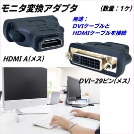 CNCTWO Rare DVI-I Female to HDMI Female Converter Adapter DVI Cable to HDMI Cable DVI-I 29Pin Female to HDMI A (Female) HDAFDV29F