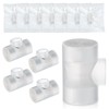 Threlaco 10 Pcs Tracheostomy HME Heat Moisture Exchanger Individually Package