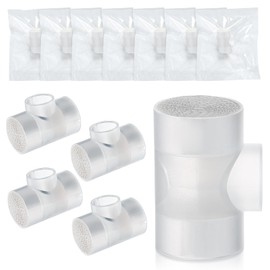 Threlaco 10 Pcs Tracheostomy HME Heat Moisture Exchanger Individually Package Tracheotomy Humidifier Tracheostomy Supplies