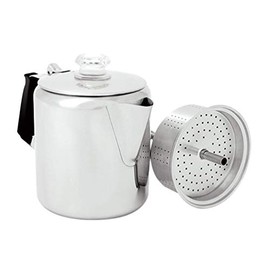 GSI Stainless Steel Percolator 6CUP 1187000600006, Height 6.1 inches (15.5 cm)