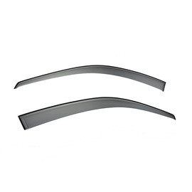 EOS Smoke Tinted JDM Style Side Window Visor Rain Guard - Made for and Compatible with Honda Civic 2 Door Coupe 3 Door Hatchback EK 96-00 1996 1997 1998 1999 200