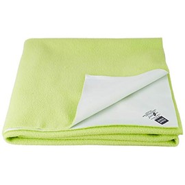 Mee Mee Insta-Dry Air-Filled Waterproof Sheet for Newborns - Soft, Breathable, and Reusable Baby Cot Sheet - Skin-Friendly - Diaper-Free Nights - Fits 0 to 12 Months - Green - 100X140Cm