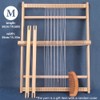 Wooden Weaving Loom Kit, S/M/L with Optional Yarn Bundle