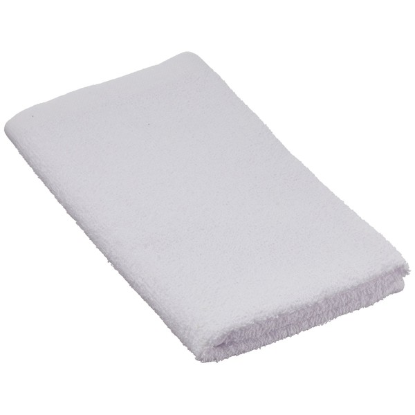 Sammons Preston Terry Cloth Towels, 16" x 27", Pack of 12, White, Clinical Terry Towels, Cleaning Wash Cloth for Disinfecting Hospital Supplies and Surfaces, Machine Washable Commercial Grade Rag