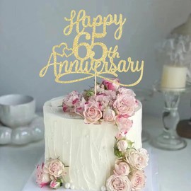 Sleyberoy - Decoraciones para tartas de 50 aniversario de boda, 50 aniversario de boda, 50 aniversario de boda, fiesta de 50 aniversario de empresa, decoración de fiesta de 50 cumpleaños (65)