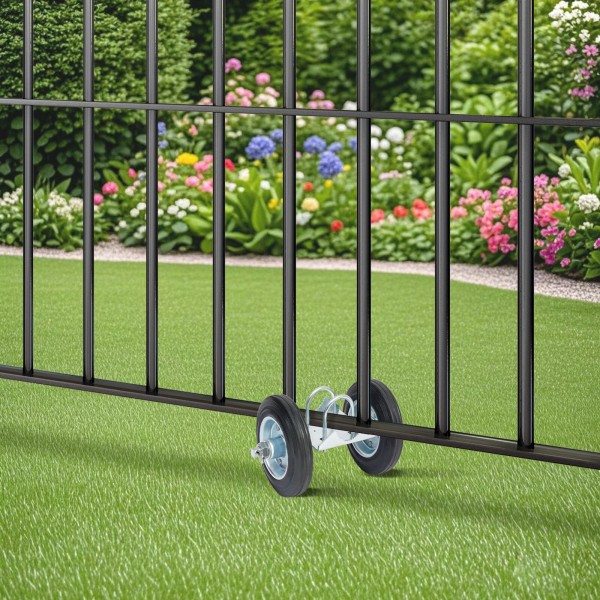Unbranded Sliding Gate Wheels Kit, Rolling Gate Hardware Kit, Heavy