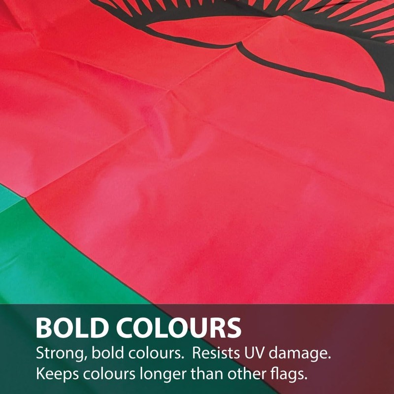 NWFlags Malawi Flag 3ft x 2ft 75d Premium Polyester Suitable