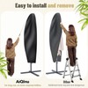 AiQInu Parasol Protective Cover with Rod, Large Cantilever Parasol Protective