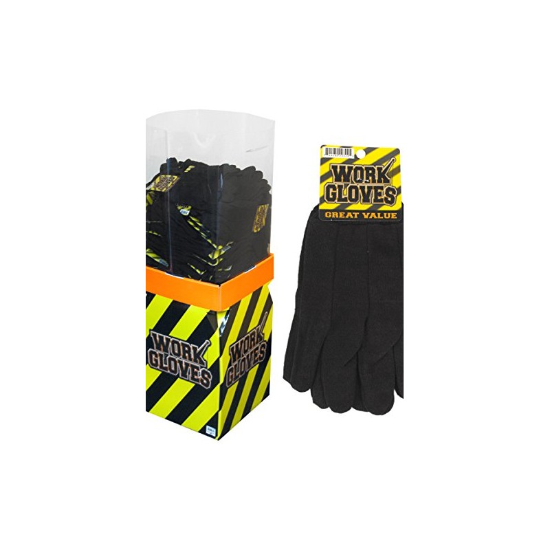 Kole Import Knit Work Gloves Dump Display