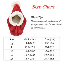 Lifeunion Funny Dog Cat Knitted Beanie Hat with Pompom Cute Pet Costume Sweaters for Chrismas Hollween Party(Medium)