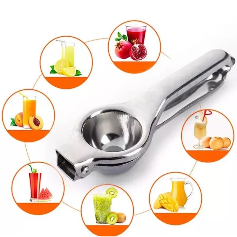 Manual Citrus Juicer, Stainless Steel Lemon Squeezer, Heavy Duty Hand