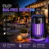 Solar Bug Zapper Garden Light for Outdoor Use – Rechargeable