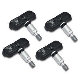 Tire Pressure Sensor TPMS 42607-33011 42607-3302 PMV-107J 42607-06011 Tire Pressure Monitoring Sensor Fit for Toyota Scion Pontiac Camry Corolla, Lexus IS250 GS350 GS450h (4-Pack)