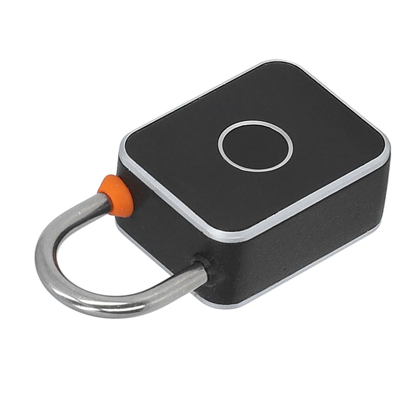 Fingerprint Padlock Waterproof Rust Resistant Rechargeable LED Indicator Smart Fingerprint