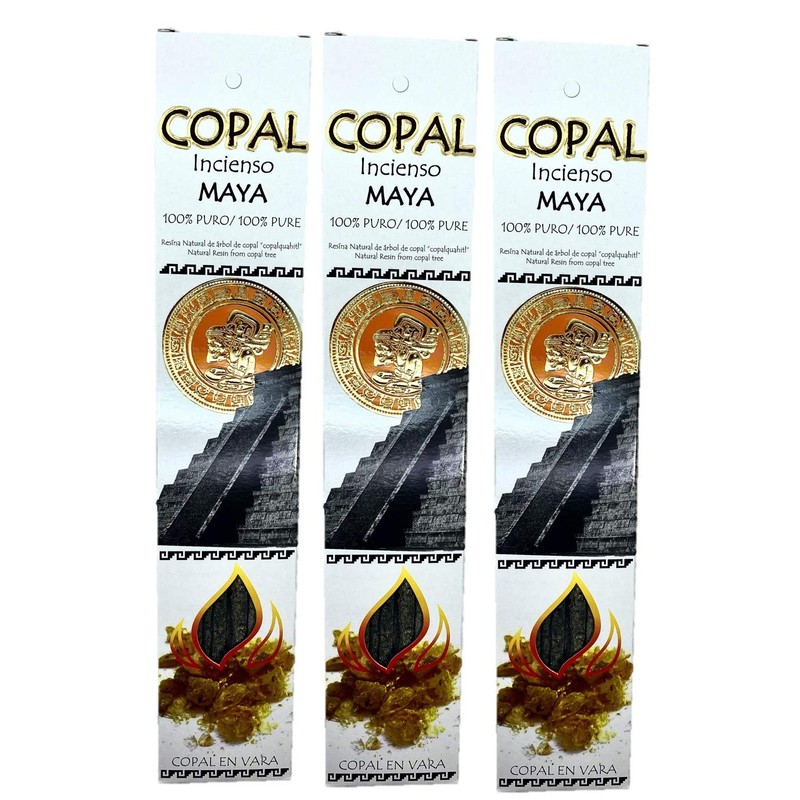 Maya Pack 3, Incienso de Copal, con Resina Natural de