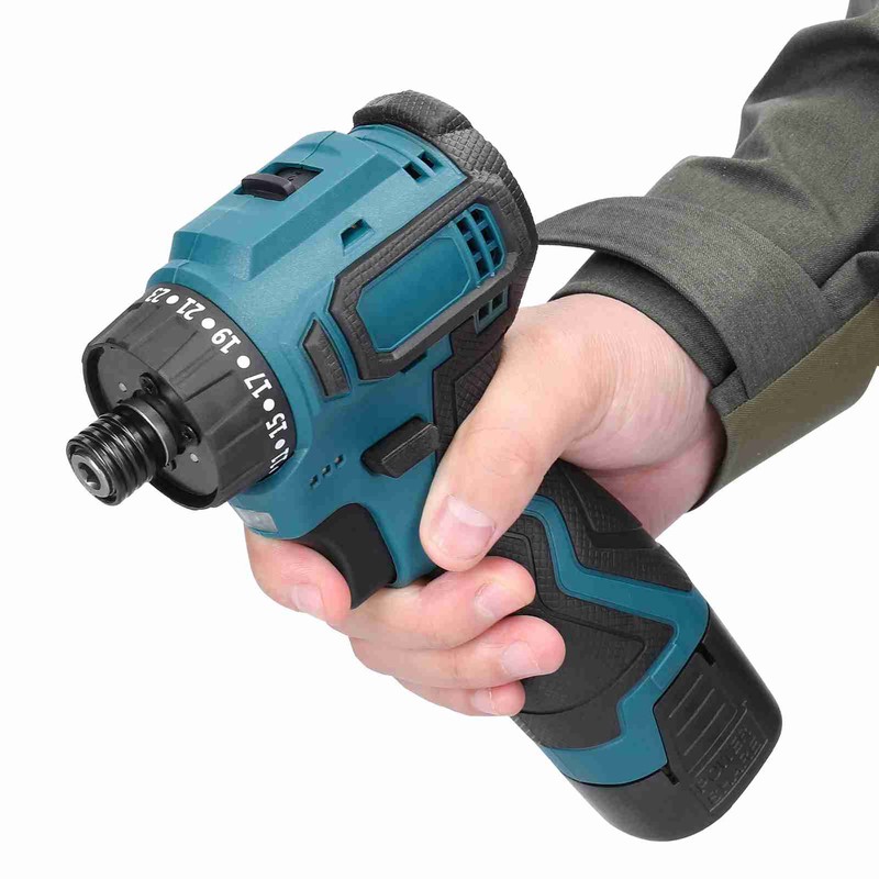 18V Lithium Screwdriver Adjustable 2 Speed Control Modes Multifunctional Repairing