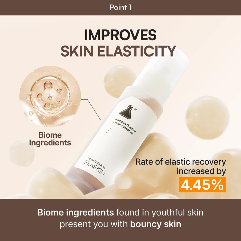 FLASKIN Skin Barrier Essence | Soybean Bouncy Protein Essence |