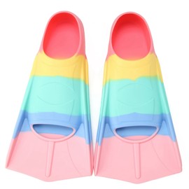 Azuunye Kids Swim Fins,Kids Flippers Youth Swimming Fins for Lap Swimming Training for Children Girls Boys Beginner 2XS
