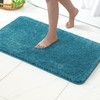 MIULEE Teal Bathroom Rugs, Soft Large Absorbent Microfiber Bath Rugs