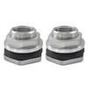 Fitvell 304 Stainless Steel Bulkhead Water Tank Fitting 1" Female