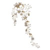 Lunali Headdress Wire Twig Pearl Flower Wedding Headband Hair Accessory