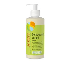 Sonett Organic Dishwashing Liquid Organic 100% Biodegradable (Lemon, 10 Fl.Oz (1 Count))