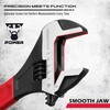 Adjustable Wrench Set Pipe Spanner: 6" 8" 10" Wide Jaw