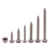 #8 x 1/2" (100 Pack) Stainless Steel Phillips Pan Head
