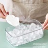 Ice Cube Trays with Lid and Bin, Reusable 56 Food-Grade