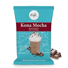 Angel Specialty Products Blended Ice Coffee Instant Powder Barista Drink Mix, KONA MOCHA [3 LB] [34 SERVINGS]