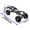 Metal RC Body Chassis Frame 1/12 4WD Frame Kit, Compatible