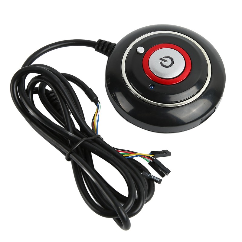 PC Power Button Strong ABS Light Weight Simple Installation Plug