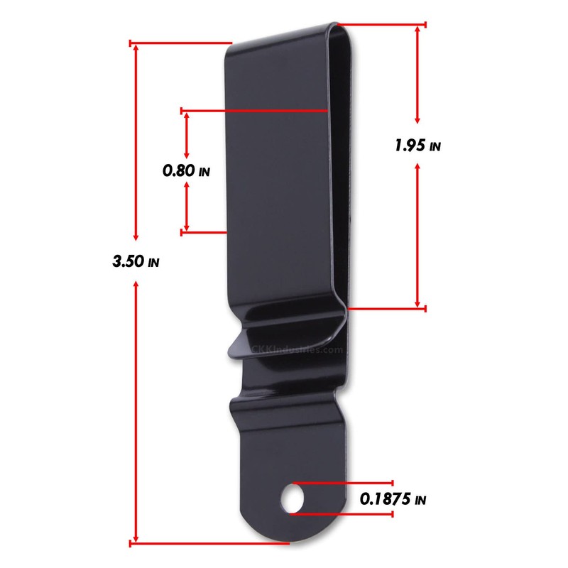 Universal Heavy Duty Metal Belt Clips - (Fits 1.75 inch