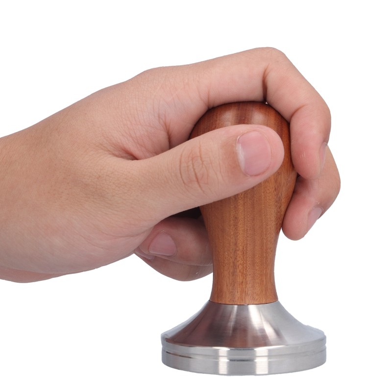 58mm Flat Base Coffee Tamper Manual Stainless Steel Coffee Powder