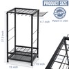 Garden Tool Organizer Holds 50 Long-Handled Tools/Rakes/Brooms/Shovles for Garage Organization