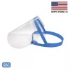 Safety Full Face Shield Clear Flip-Up Visor 1 PACK 10