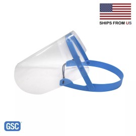 Safety Full Face Shield Clear Flip-Up Visor 1 PACK 10 SHIELDS Mask Cover Medical